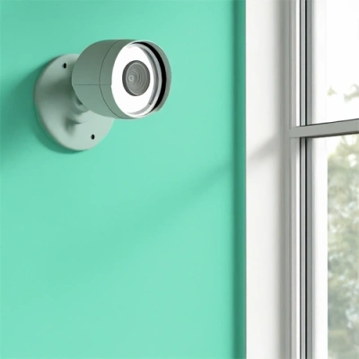 Concord vivint camera facing a window